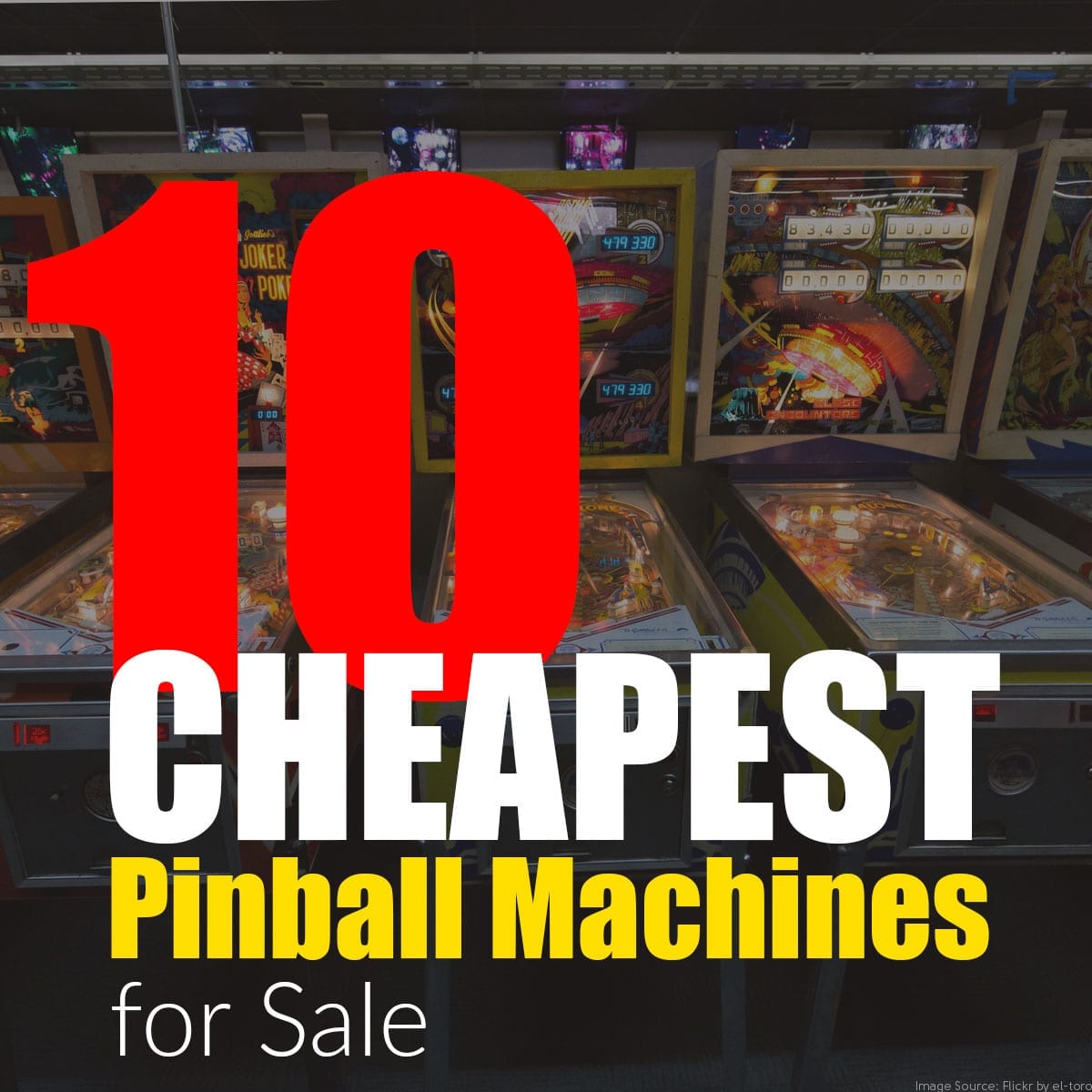 10 Cheapest Pinball Machines for Sale