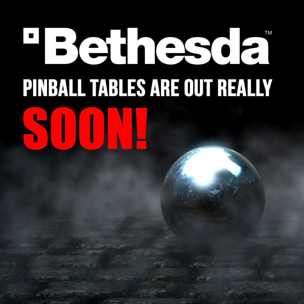 Bethesda Pinball Tables are Out Really Soon!