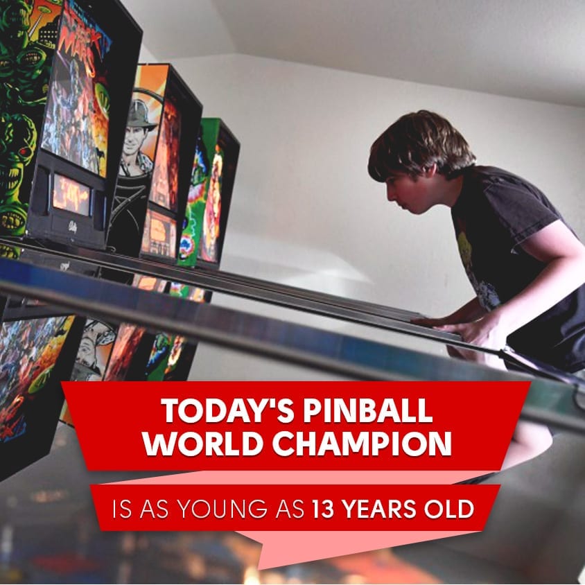 Pinball World Champion is as Young as 13 Years Old